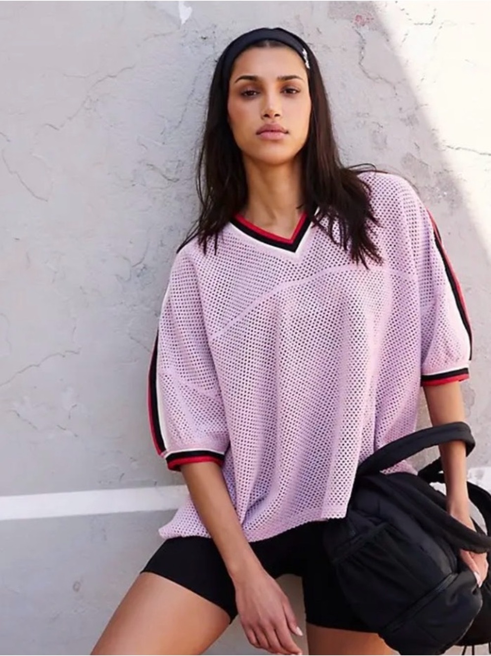 Free People Lavender Star Struck Tee